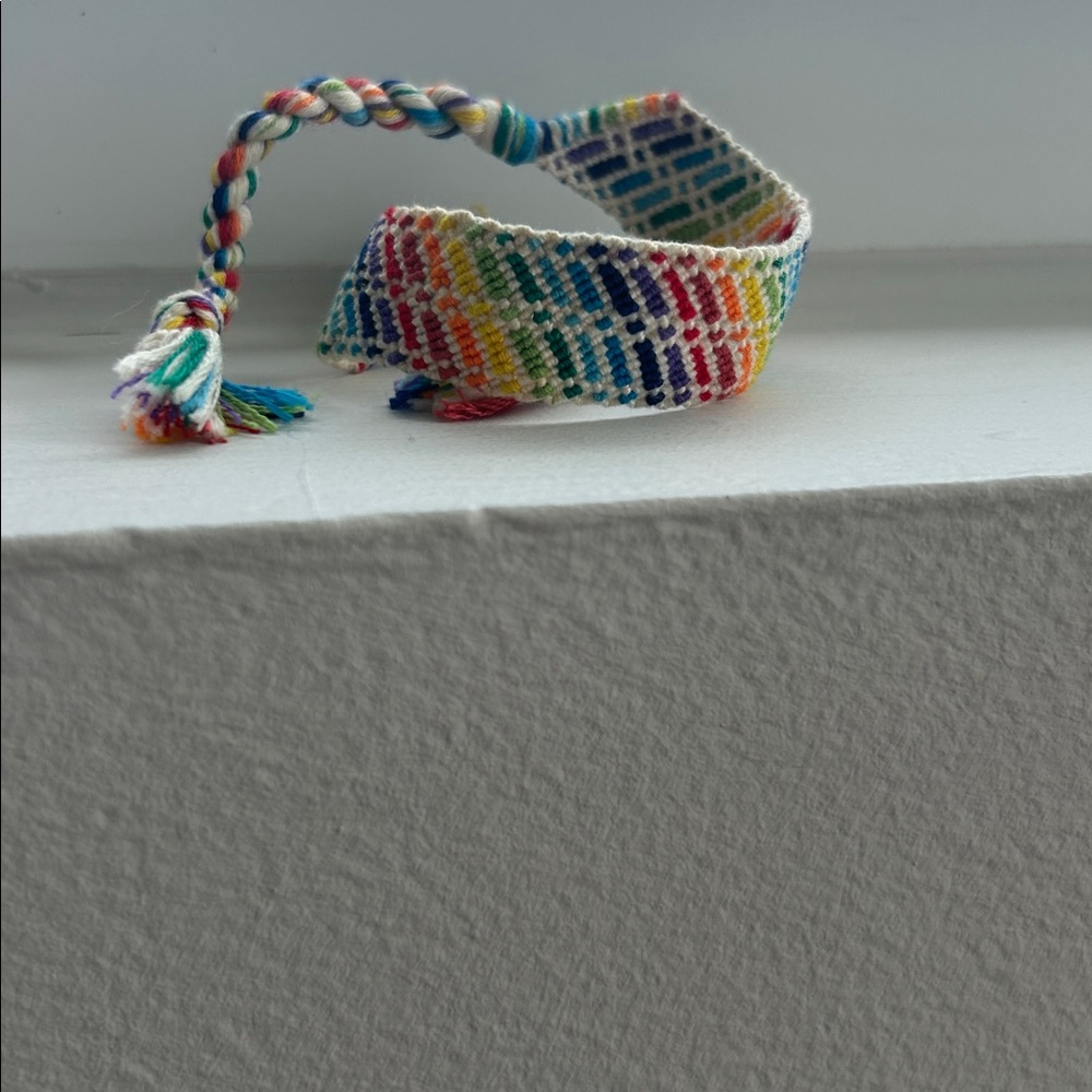 Friendship Bracelet. Handmade multicolor. One Size Bohemian Hippie Festival